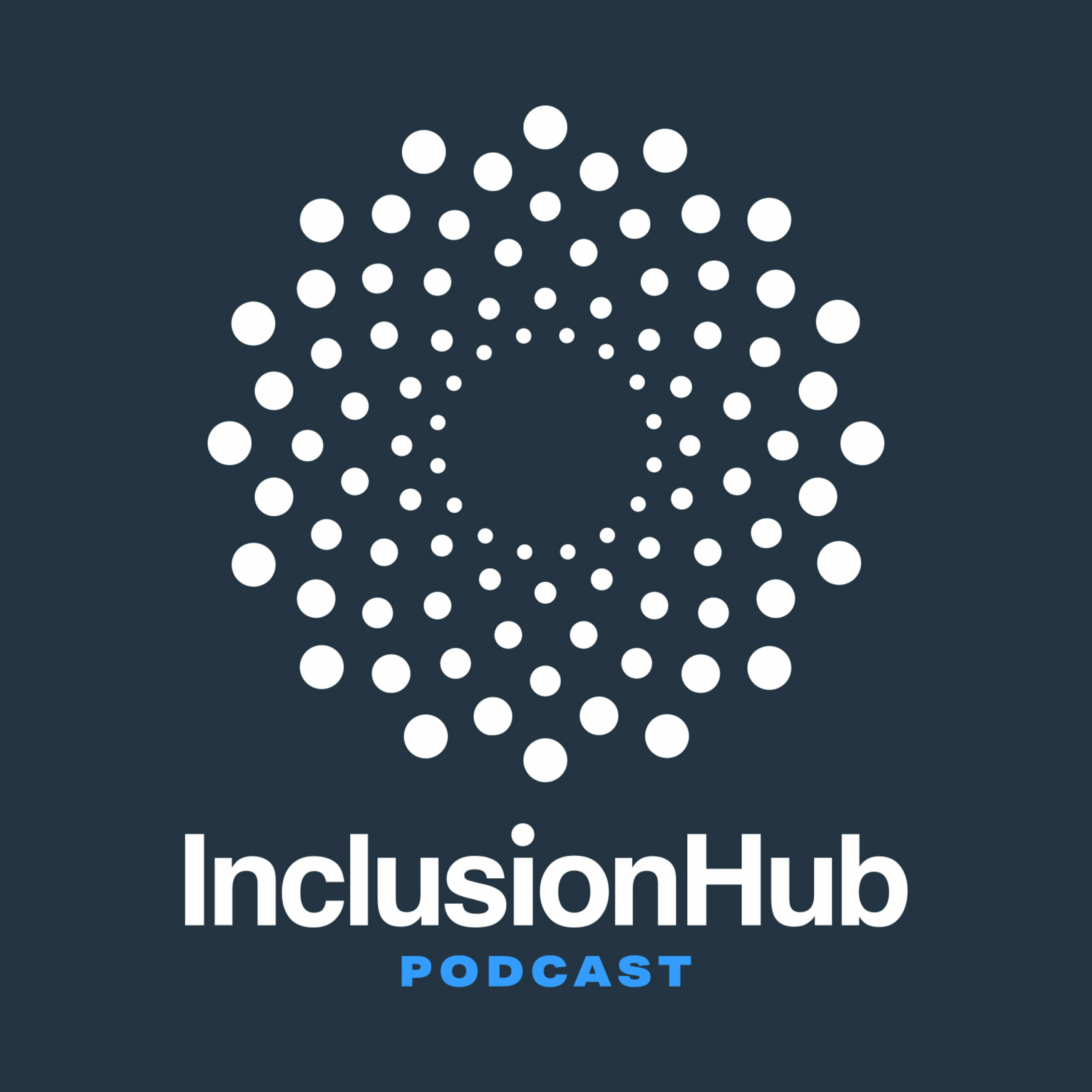 Abstract art design - Logo for the InclusionHub Podcast